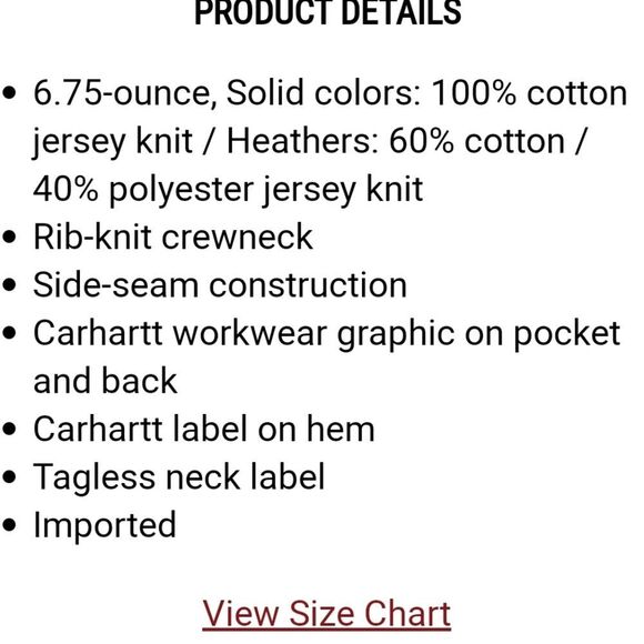 Carhartt Loose Fit Heavyweight S/S Pocket Workeear Graphic T-Shirt - Picture 3 of 4